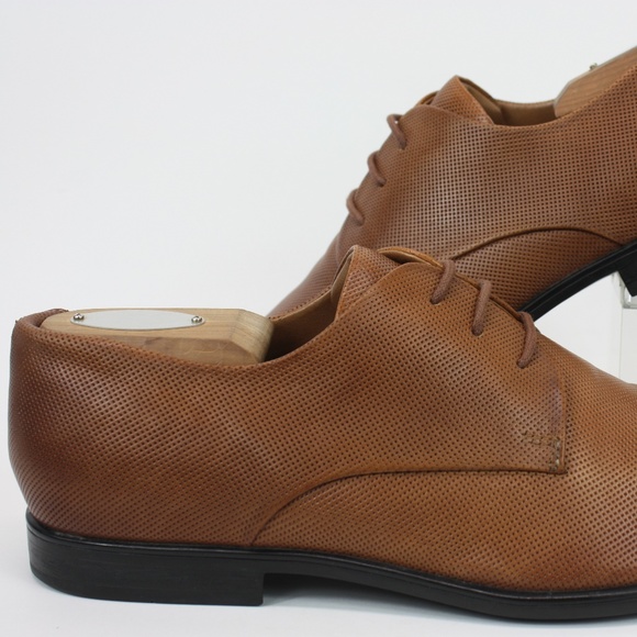 Aldo Brown Leather Men Oxford Dress Shoes F04 main image 4